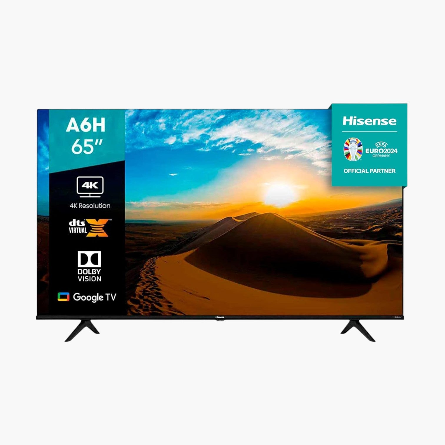 Hisense Pantalla 65" 4K Smart TV LED 65A65H Google TV