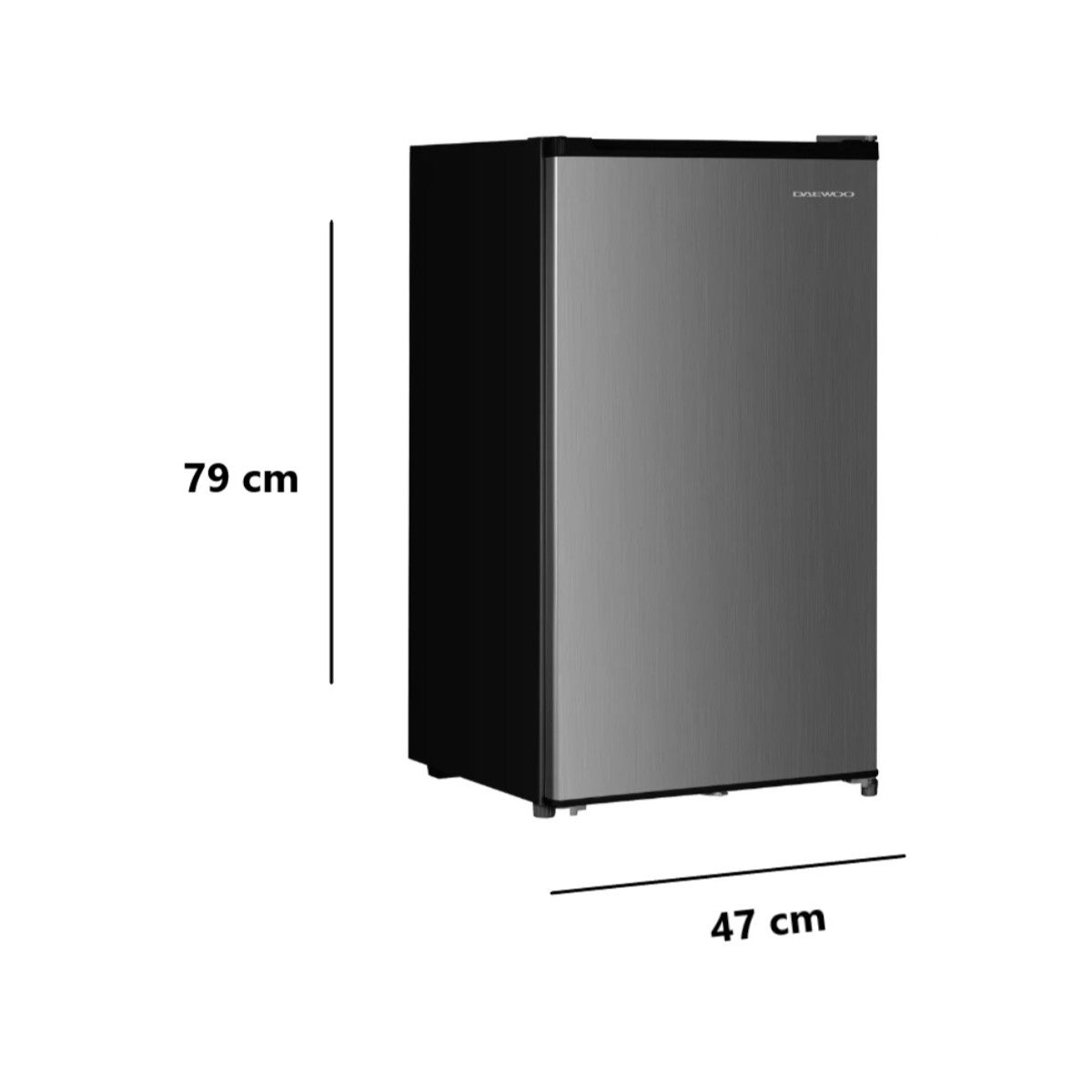 Refrigerador Daewoo Drf-0320hs Gris Oscuro 92l Gris Oscuro