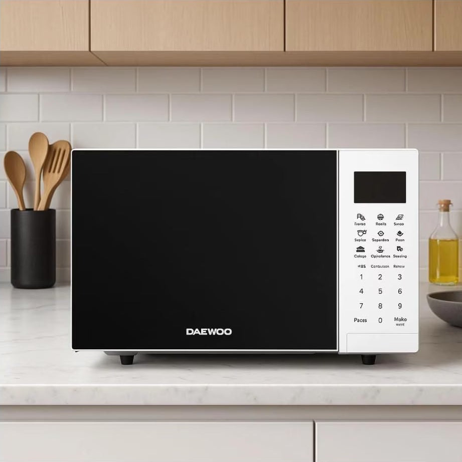 Horno de microondas  DAEWOO convencional modelo DMM-0720WW 0.7 pies cúbicos
