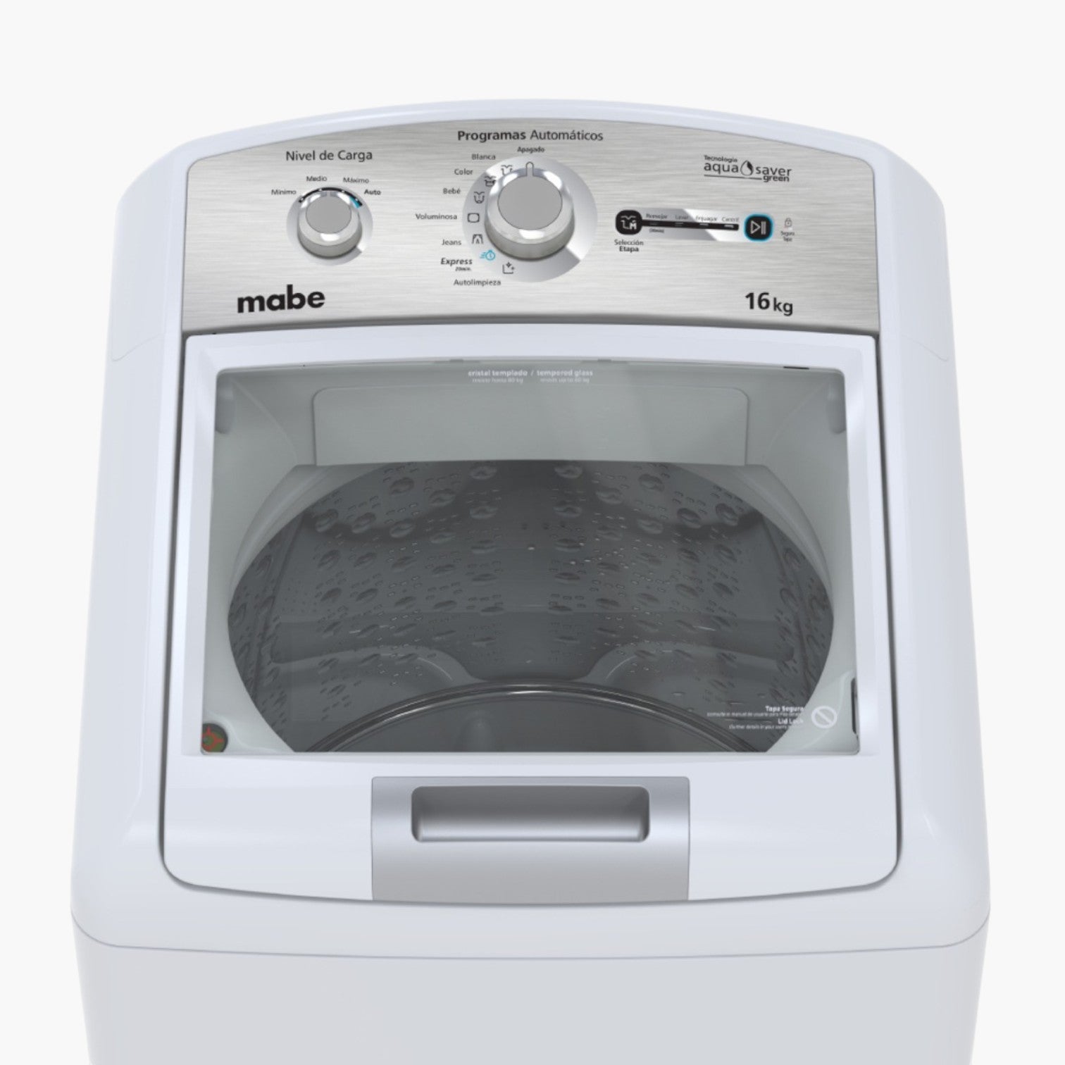 Lavadora Aqua Saver Green automática 16 Kg Blanca Mabe - LMA46102VBAB0