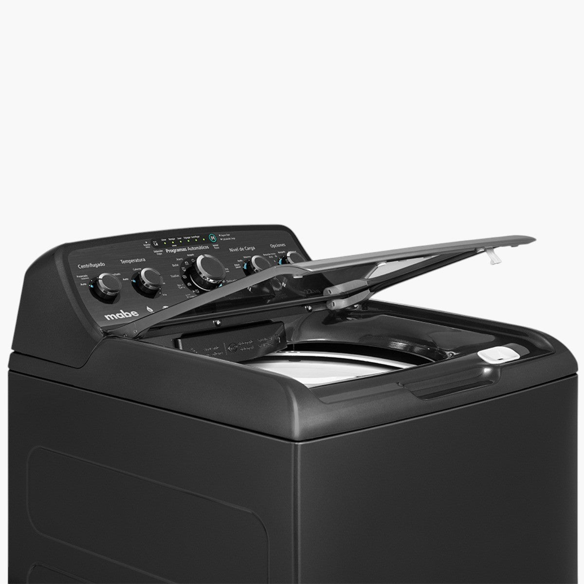 Lavadora Mabe Automática LMH72205WDAB1 22 kg Negra