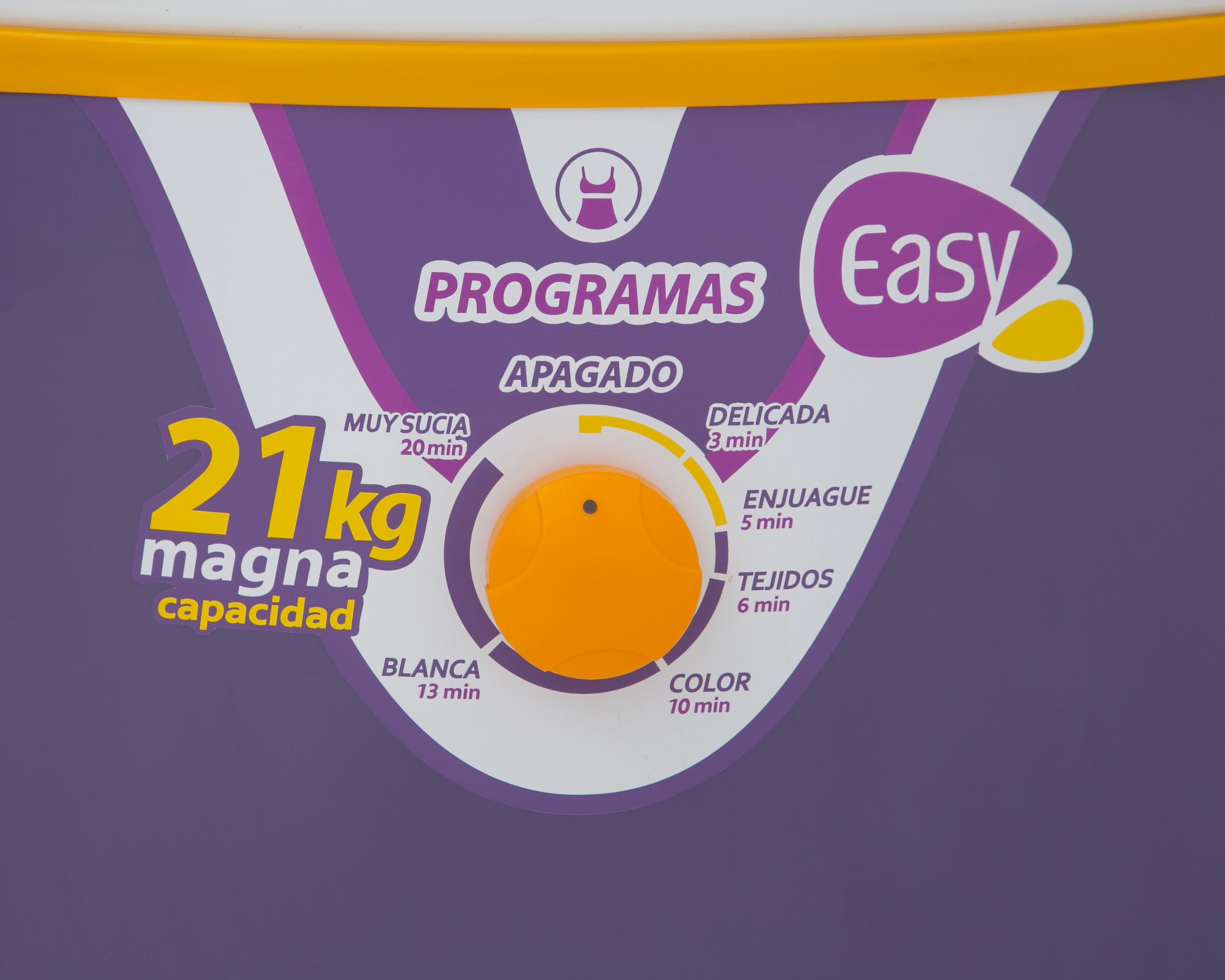 Lavadora Easy Redonda LRE21M 21 kg Morada