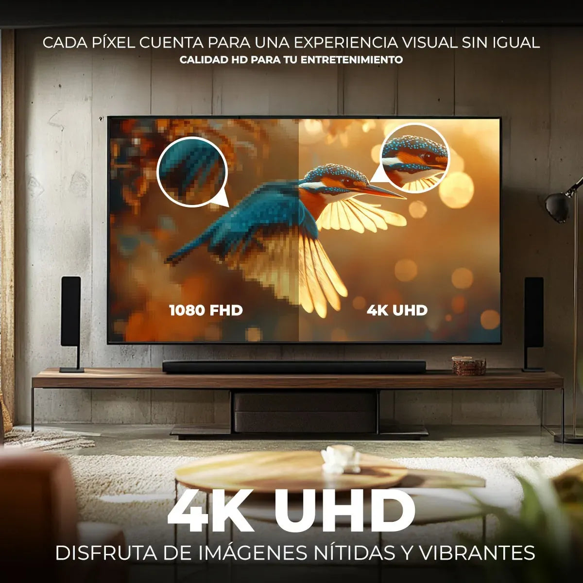 Pantalla Onn 100012585 50" Pulgadas 2160p 4k Uhd Roku Smart Tv