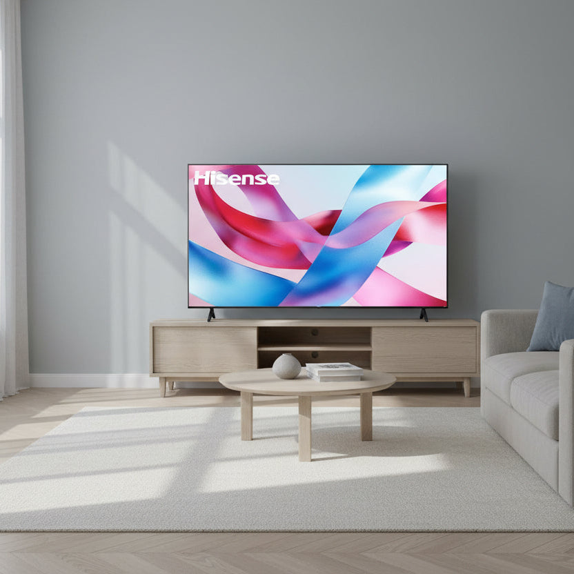 Pantalla Smart TV 85 pulgadas HISENSE ROKU SELECT SERIES 4K 60 Hz Ultra HD LED Roku TV 85R6E4 Imagenes fluidas y experiencia sonora