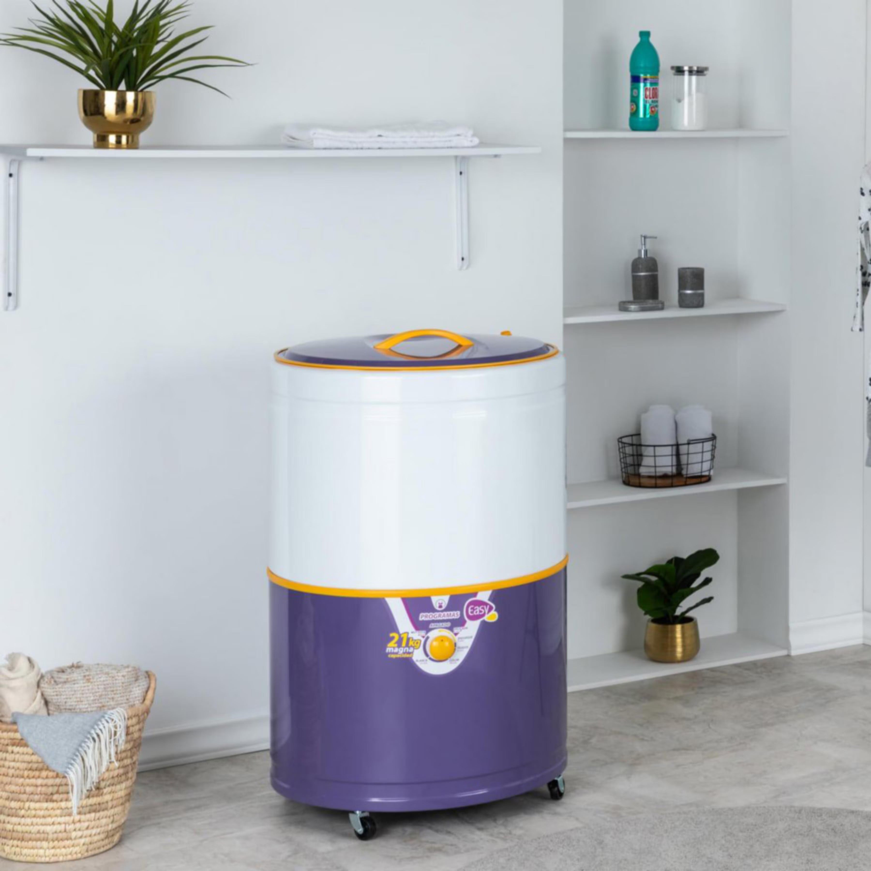 Lavadora Easy Redonda LRE21M 21 kg Morada
