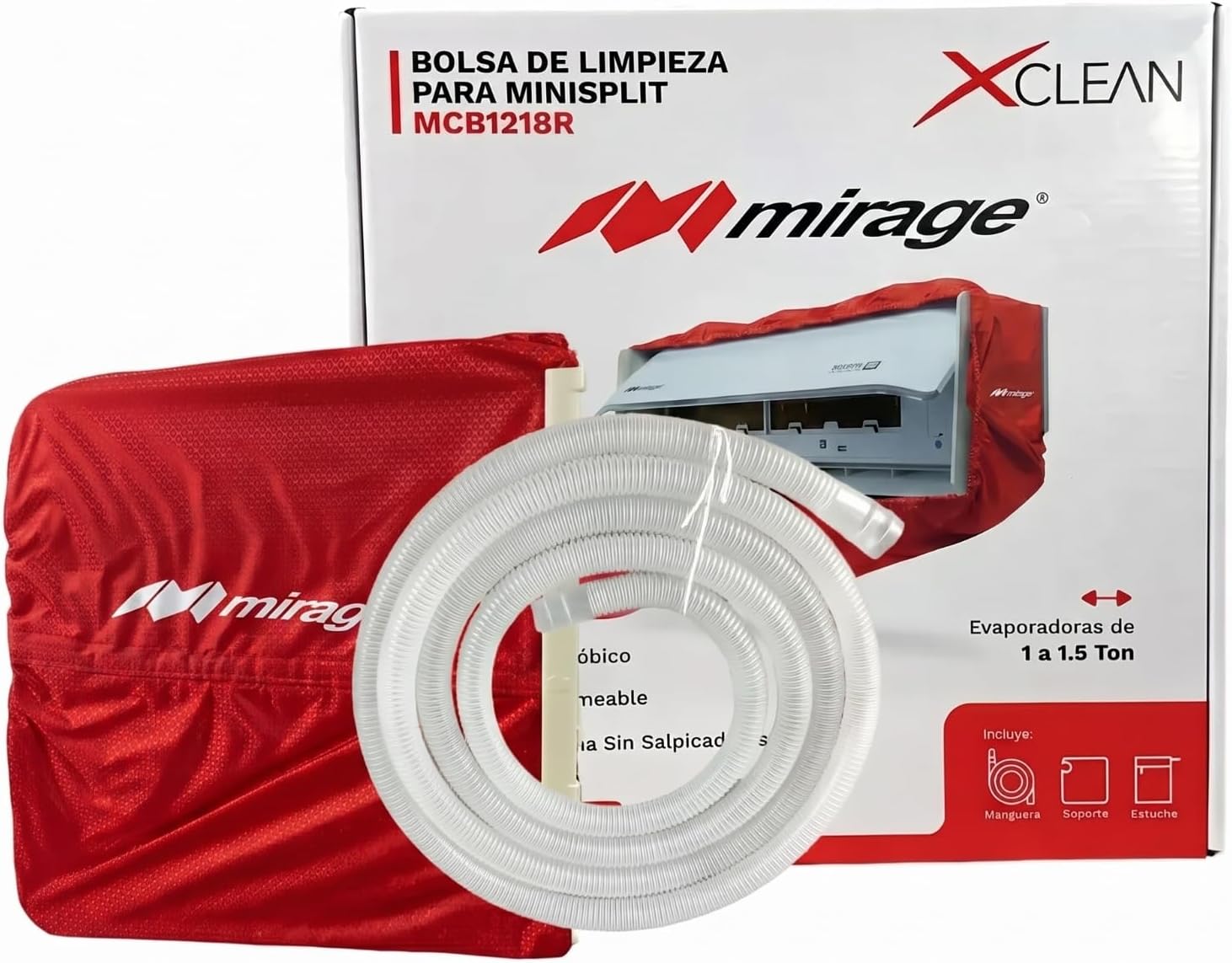 Bolsa Mantenimiento Lavar Mini Split De 1 A 1.5 Toneladas Azul MCB1218R