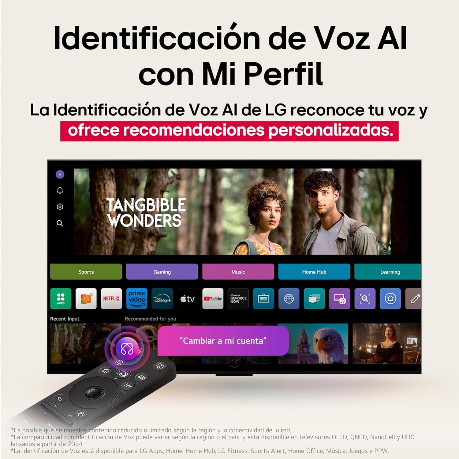 Televisor LG 75qned80ara de 75" Smart Tv 4k Uhd
