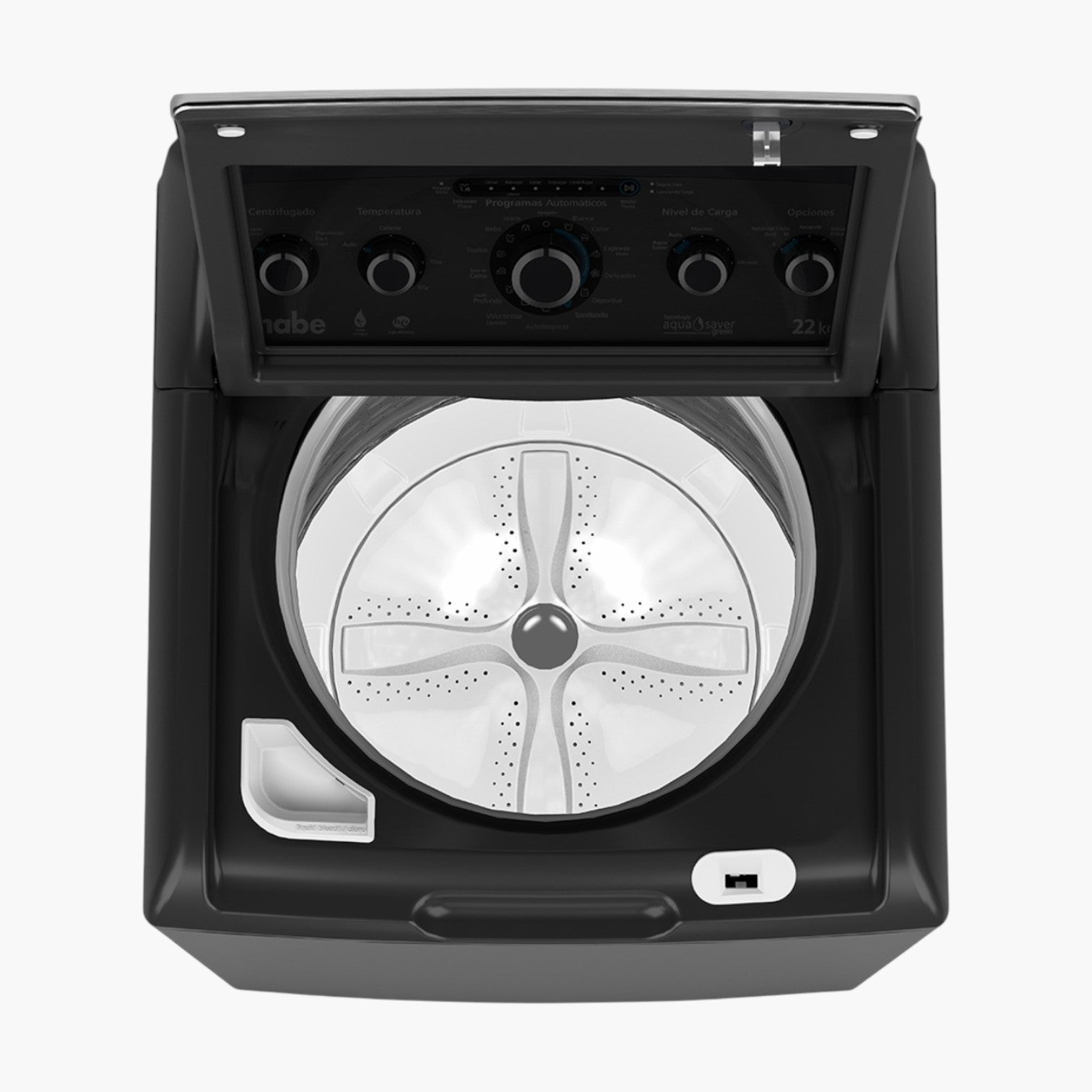 Lavadora Mabe Automática LMH72205WDAB1 22 kg Negra