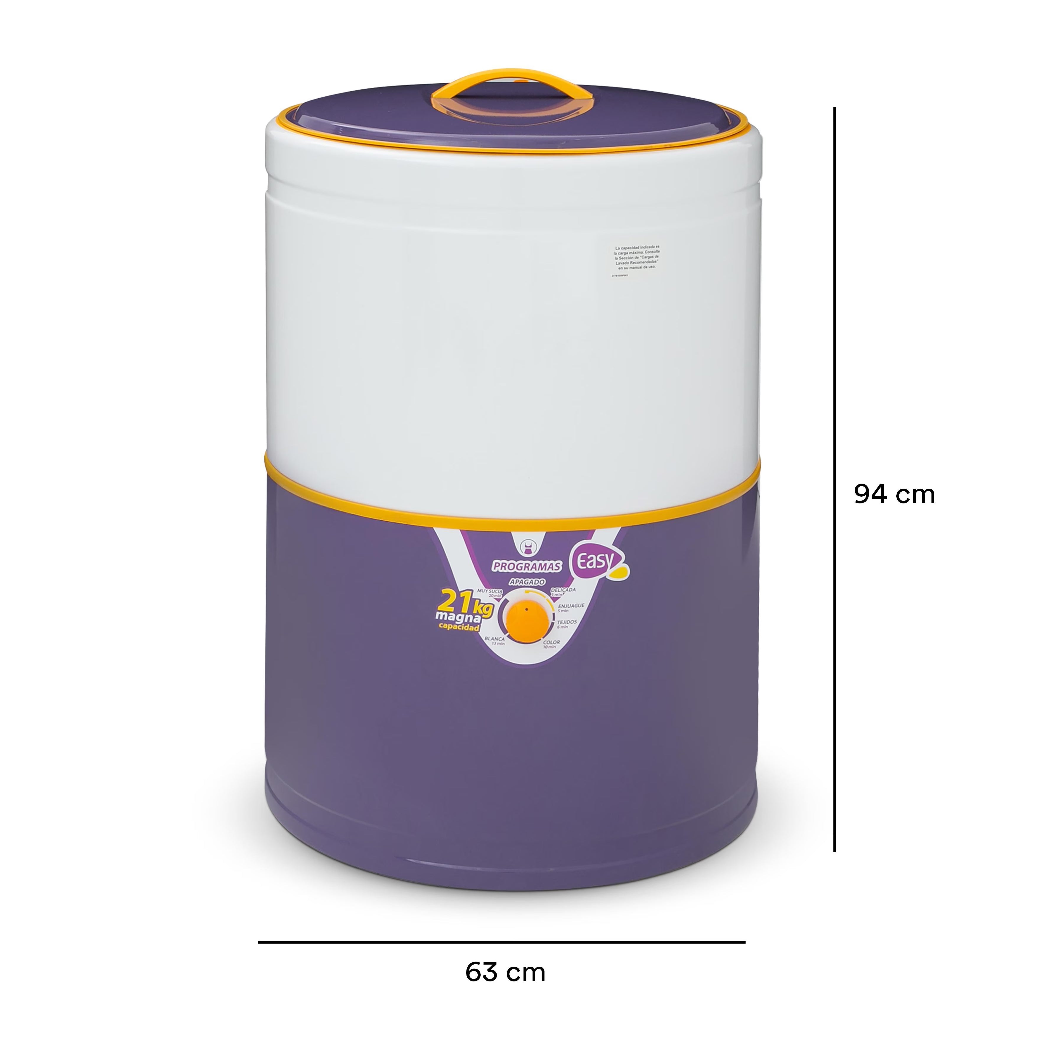 Lavadora Easy Redonda LRE21M 21 kg Morada
