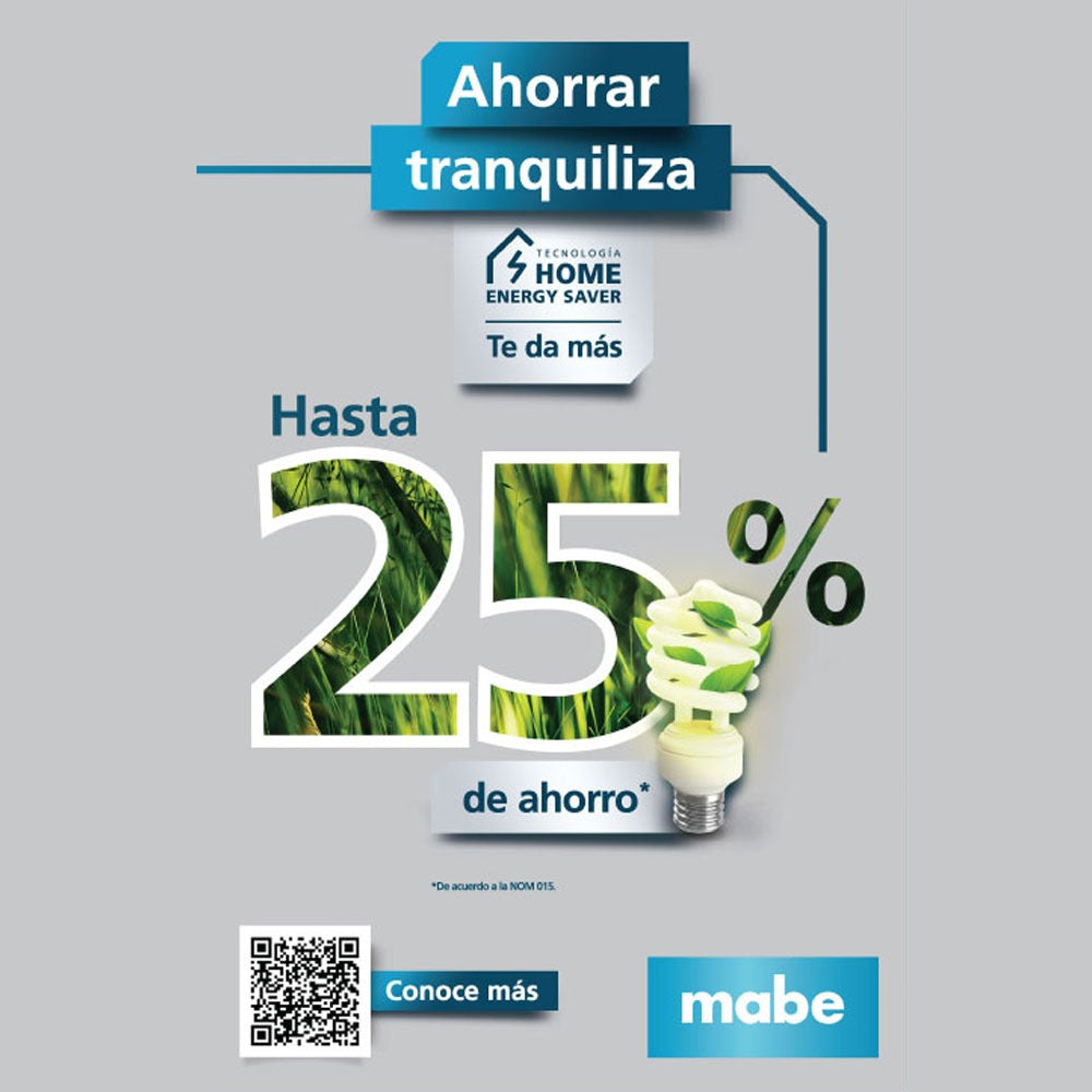 Frigobar Manual Capacidad 93L Color Silver Mabe - RMF0411YMXS