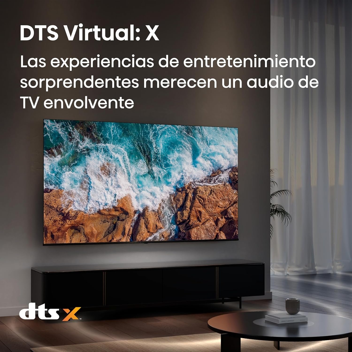 Hisense Pantalla 65" 4K Smart TV LED 65A65H Google TV