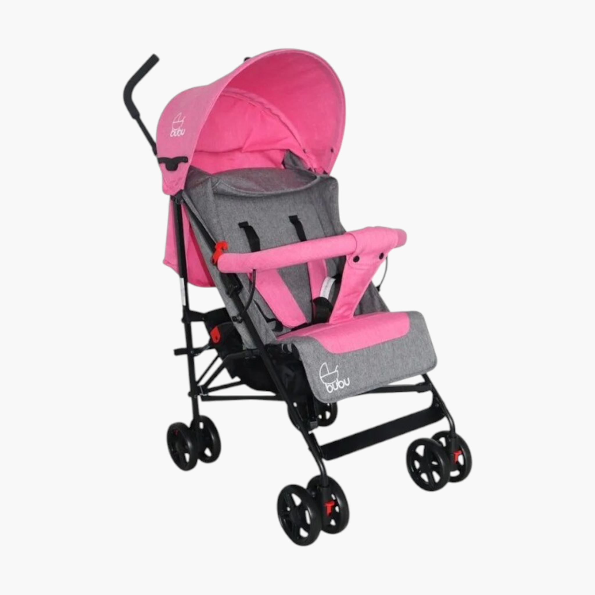 Carriola De Bastón Plegable 5 Posiciones De Reclinado Bubu ROSA