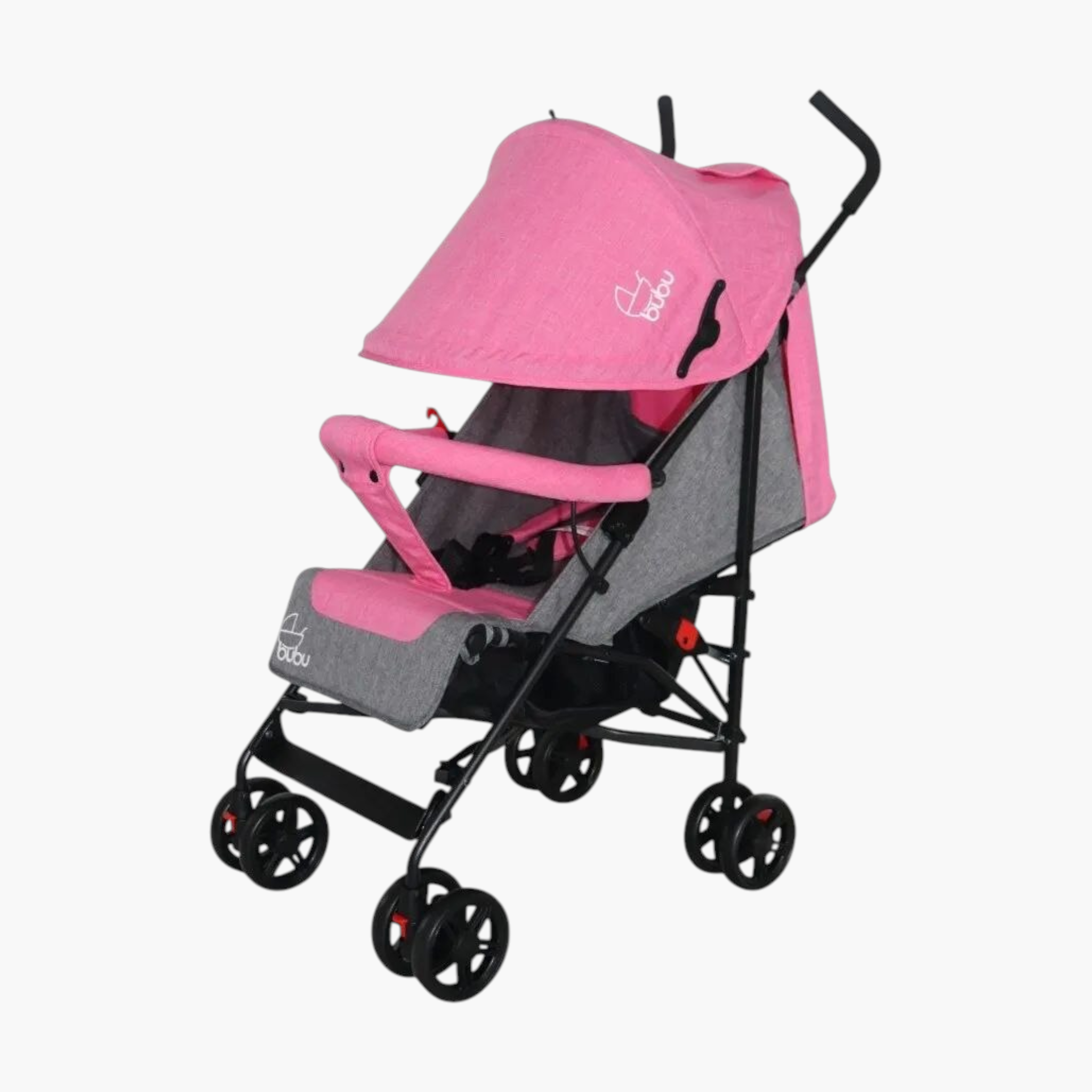 Carriola De Bastón Plegable 5 Posiciones De Reclinado Bubu ROSA