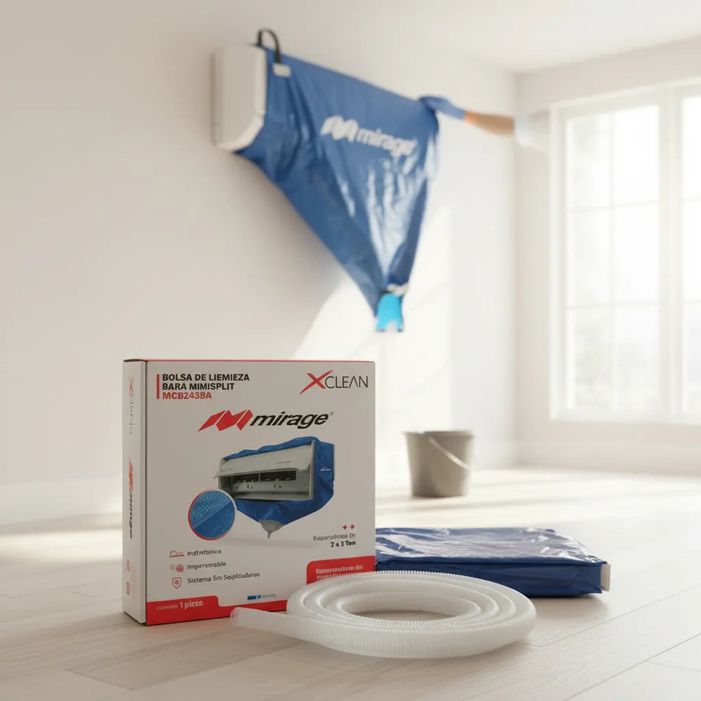 Bolsa Mantenimiento Lavar Mini Split De 2 A 3 Toneladas Azul