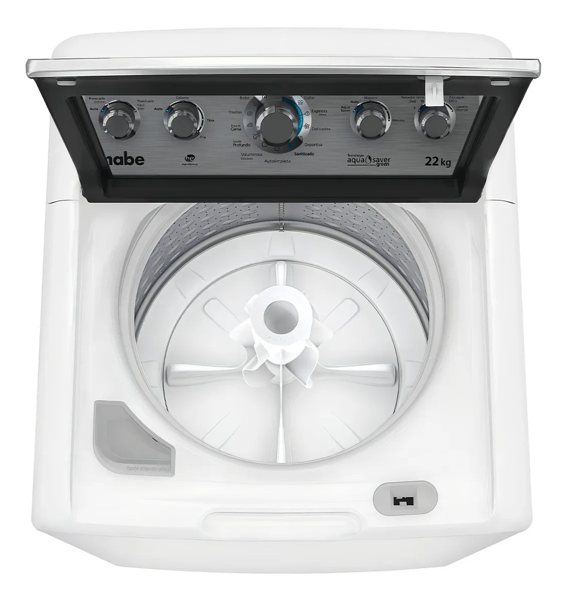 Lavadora Mabe LMA72215WBAB 22 Kg Automática Blanca Blanco