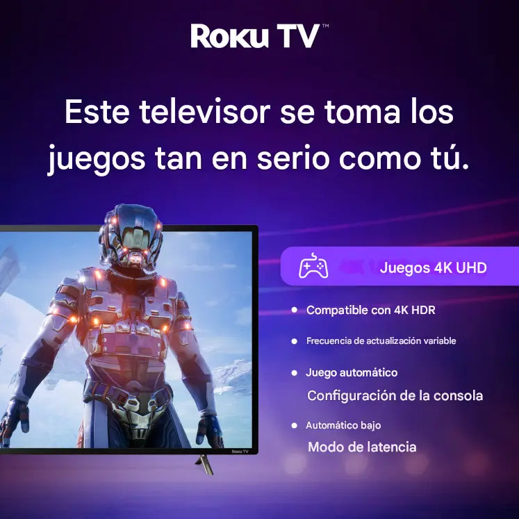 Pantalla Westinghouse 58 '' Wr58ue4100 R6 4k Roku Smart Tv