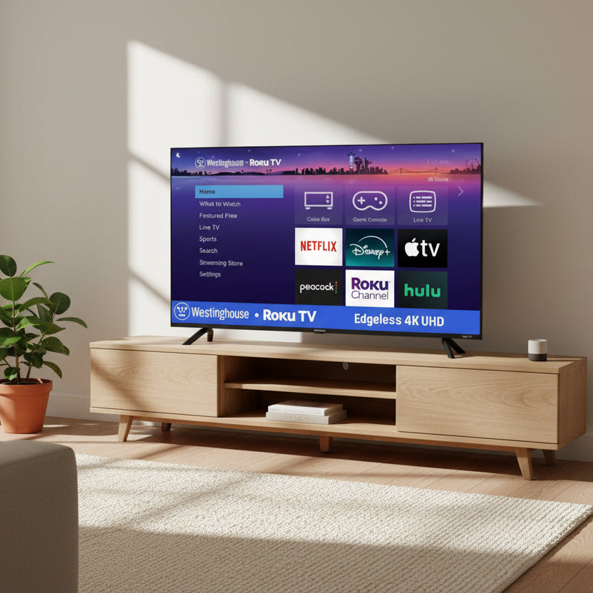 Pantalla Westinghouse 58 '' Wr58ue4100 R6 4k Roku Smart Tv