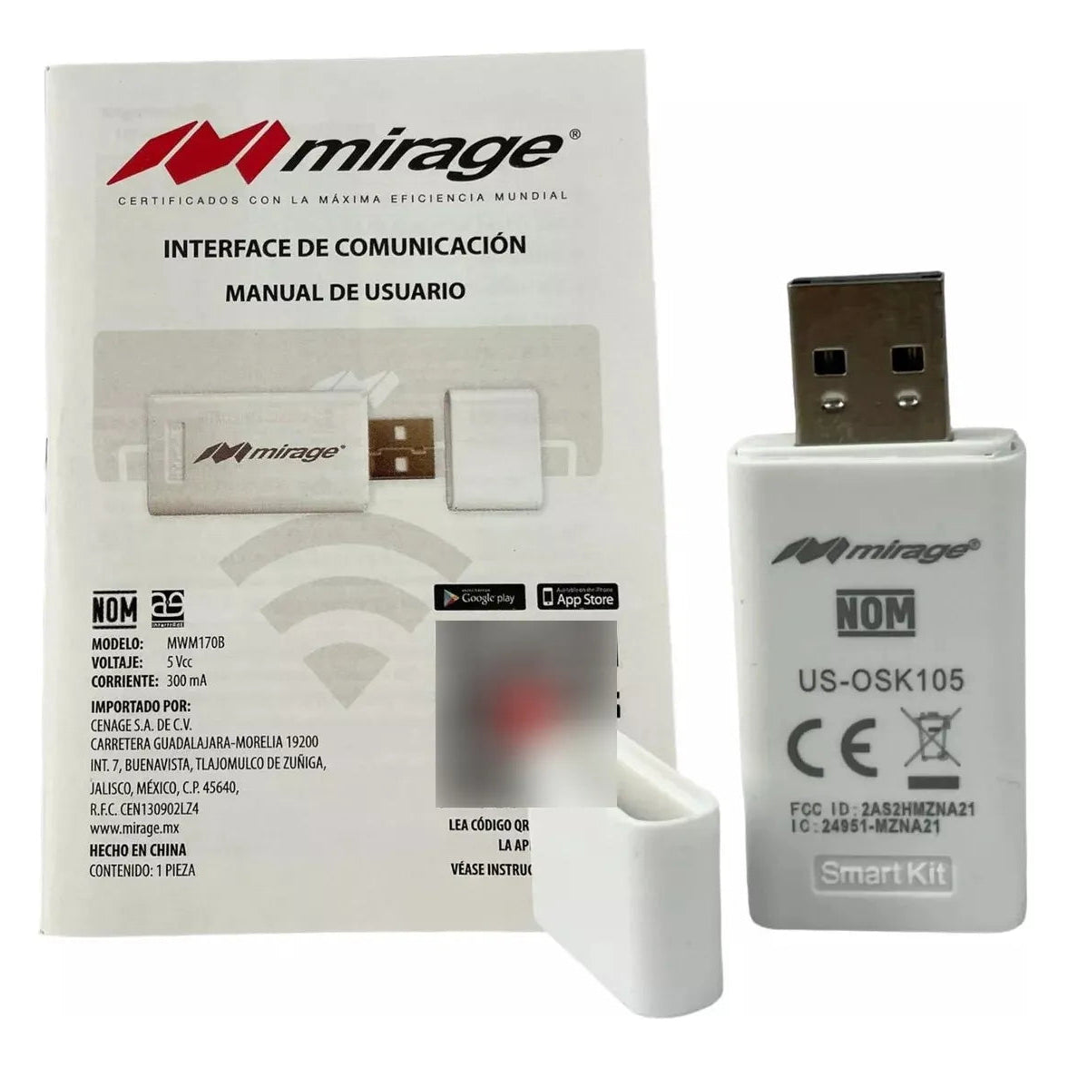 Modulo Interfase Wifi Mirage Inverter X Magnum 19, 21 Y 22 Color Blanco