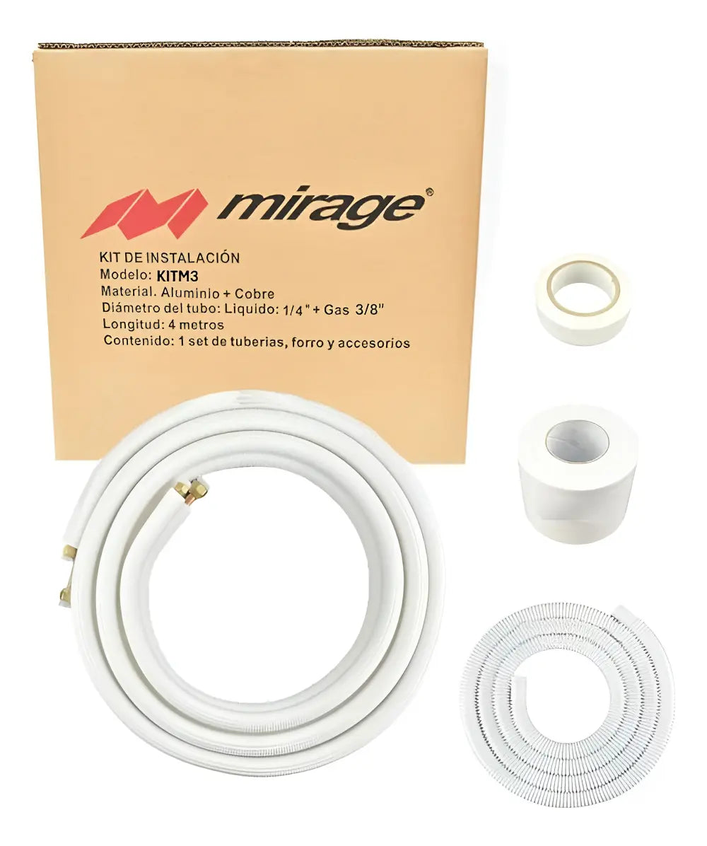 Kit De Instalación Mirage De 1 Ton Tubería De 1/4 X 3/8