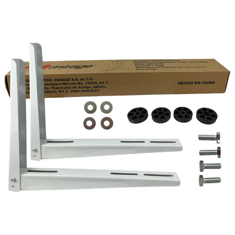 Aire Acondicionado Frio–Calor Inverter X 12000 BTU 110V + Módulo Wifi + Soportes de pared