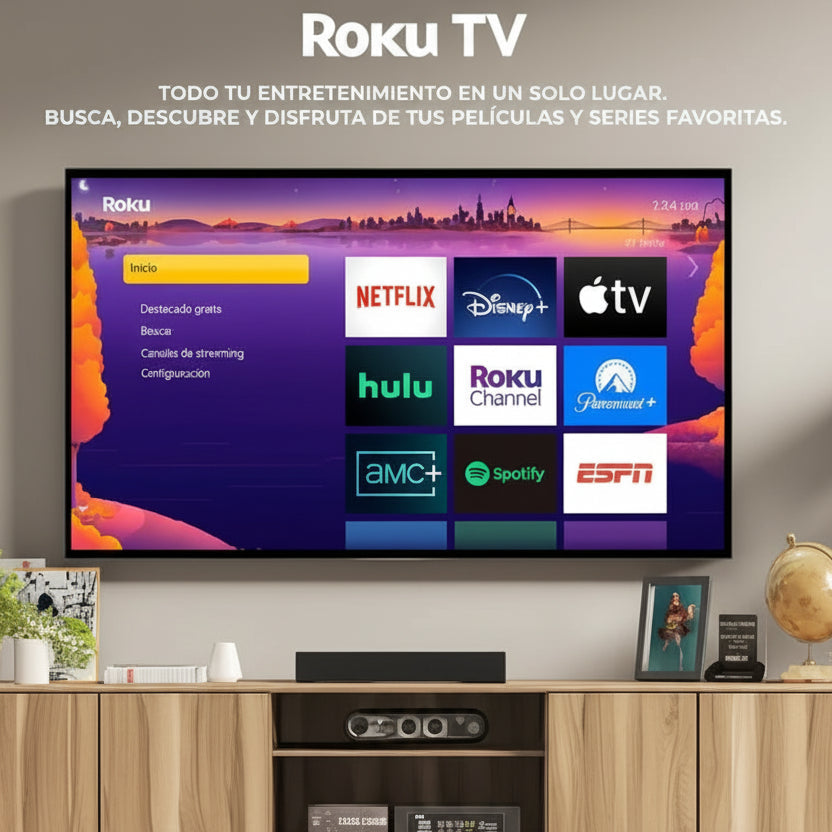 Pantalla Hisense 55 Pulgadas Class H5 4k Uhd Roku Smart Tv