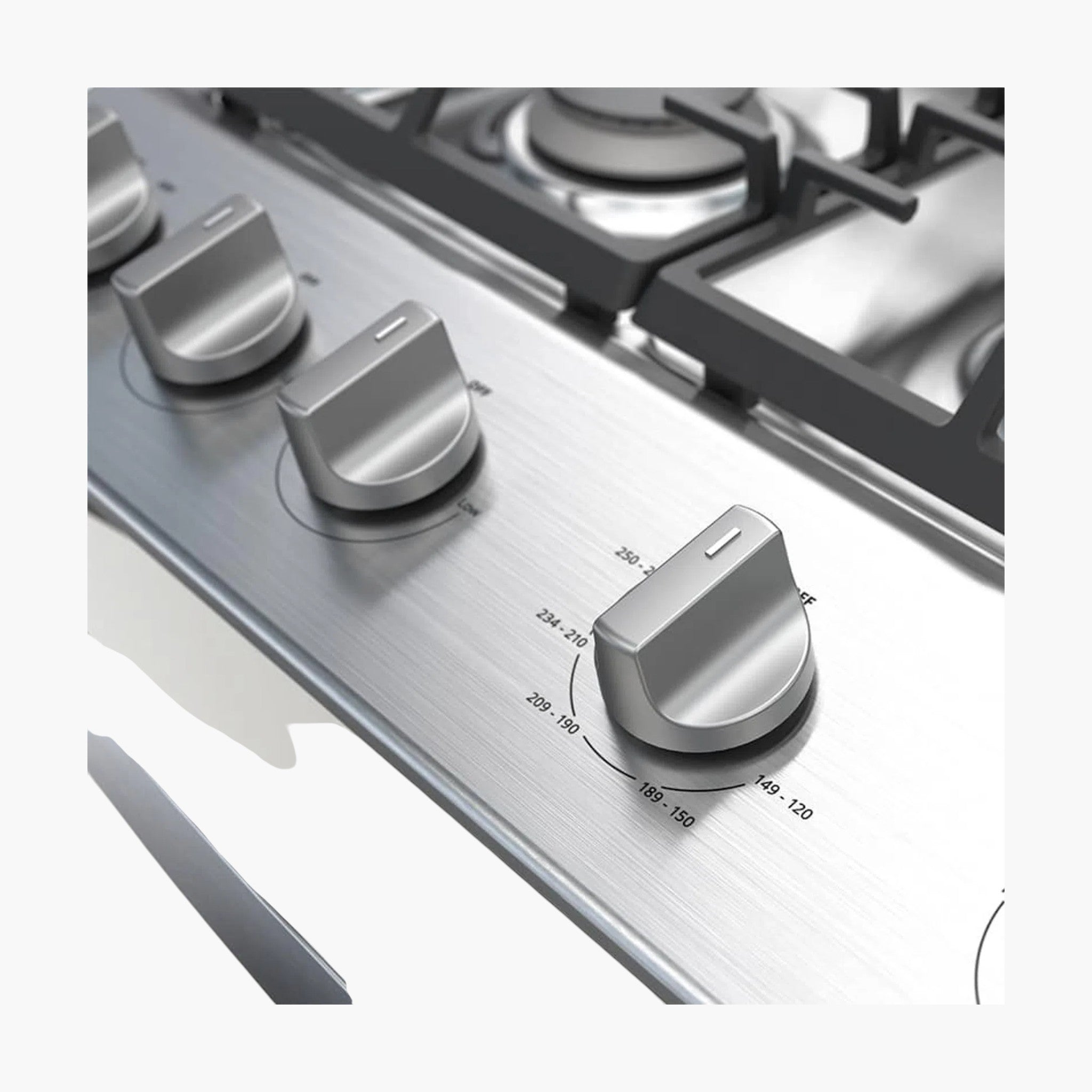 Estufa Whirlpool con puerta visor color gris -WFR3400