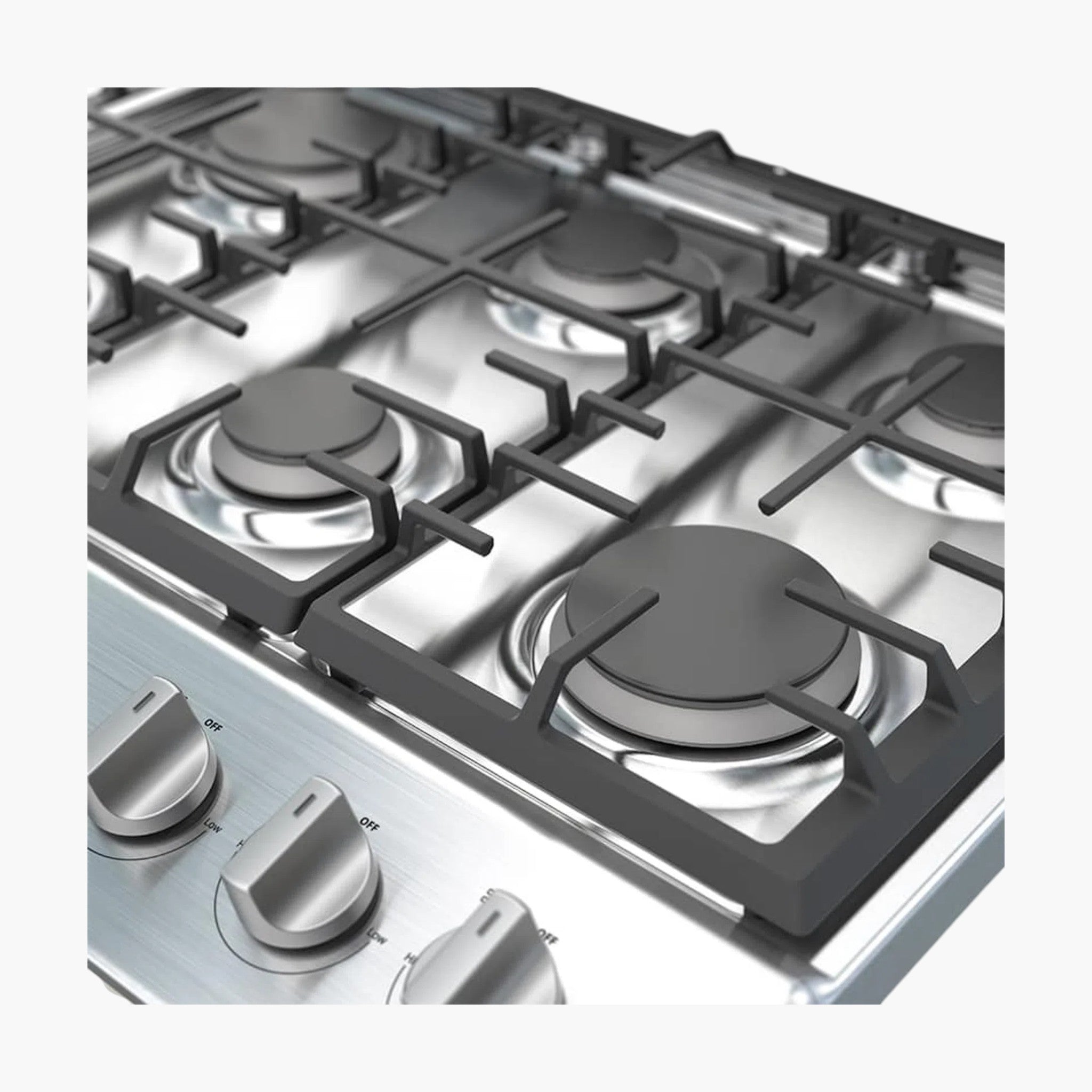 Estufa Whirlpool con puerta visor color gris -WFR3400