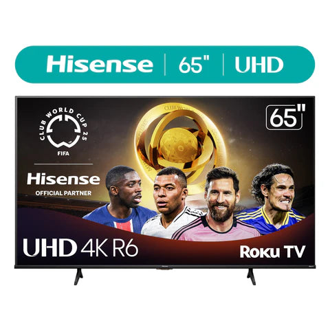 Pantalla Hisense Led 65" Roku 4k -65R6E4