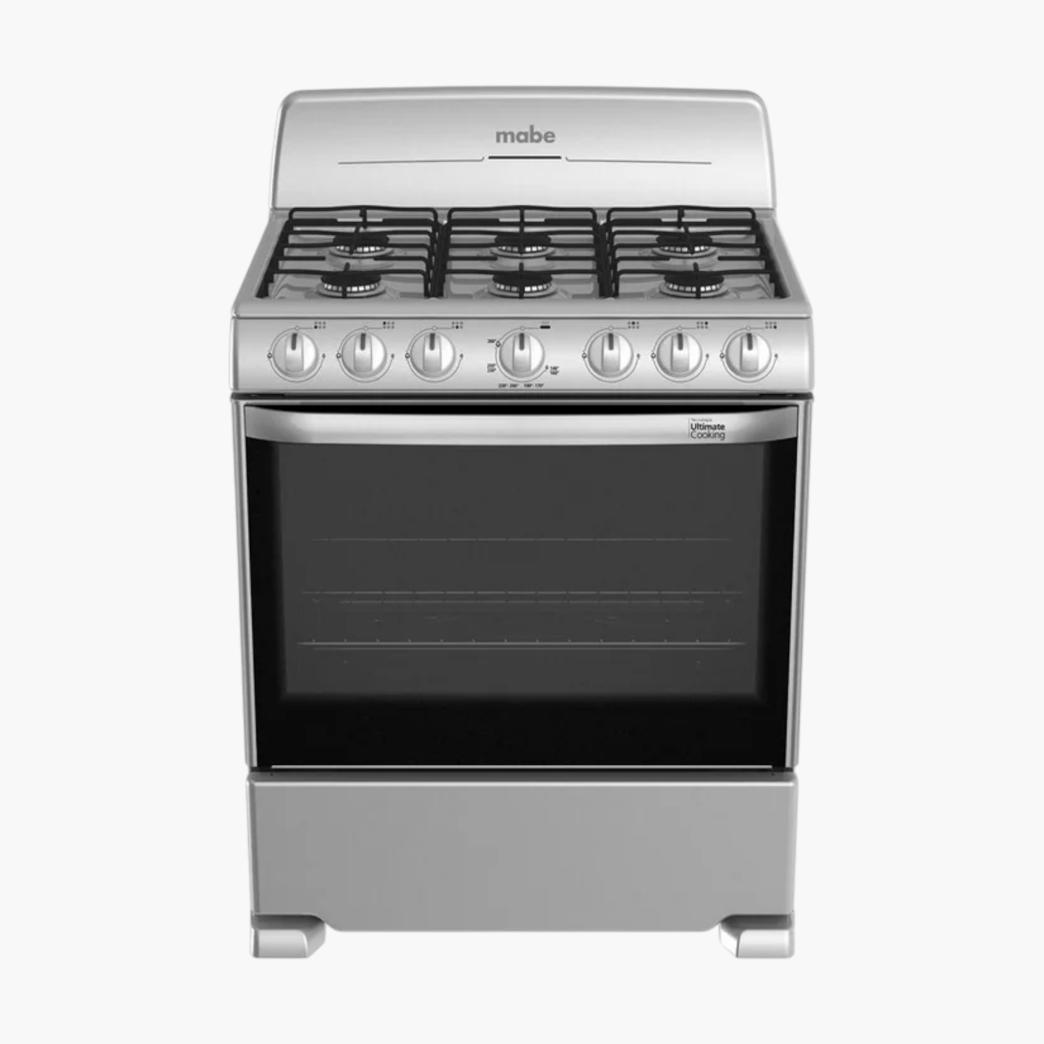 Estufa De Piso Mabe 76Cm Plata Mercury-EM7620BAIS2
