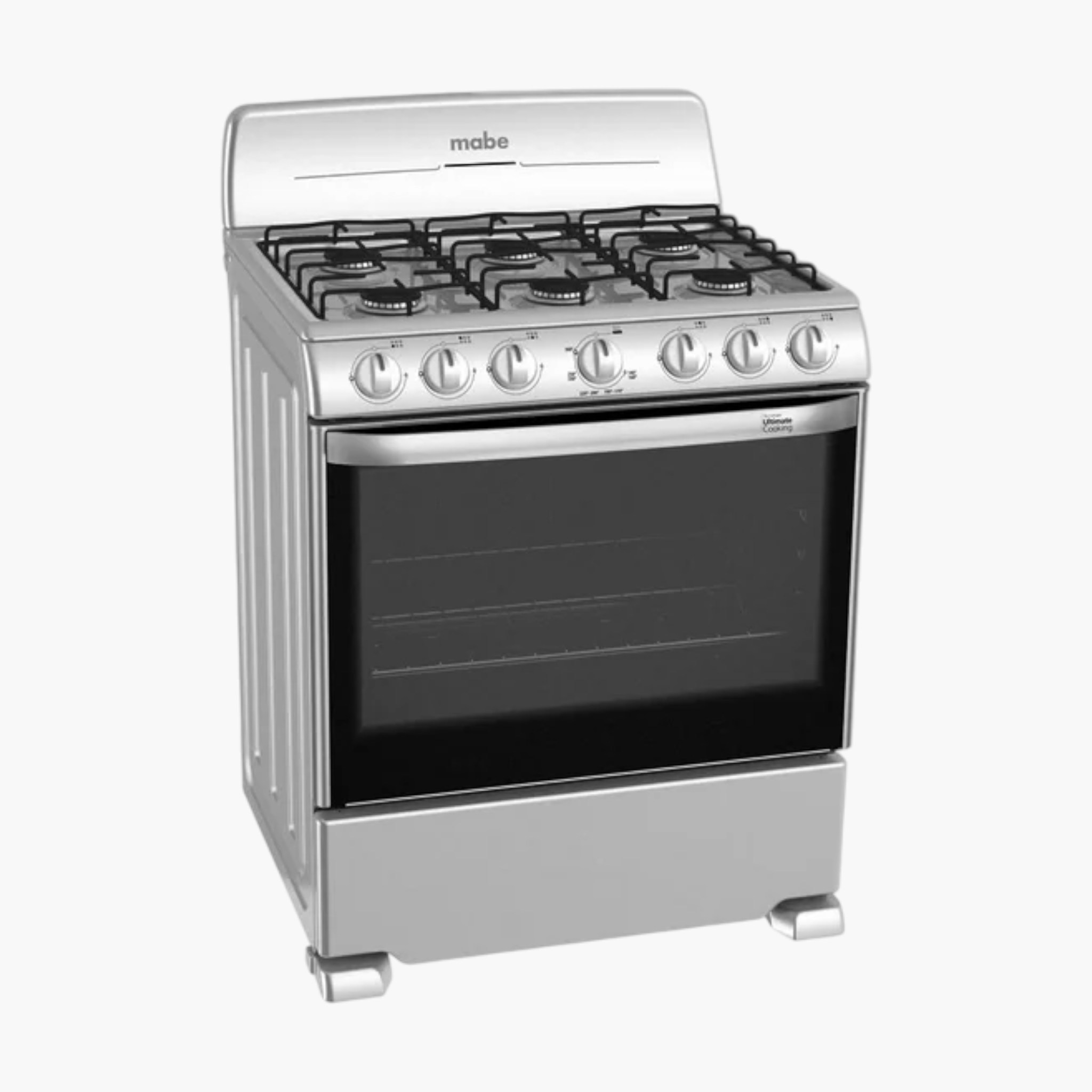 Estufa De Piso Mabe 76Cm Plata Mercury-EM7620BAIS2