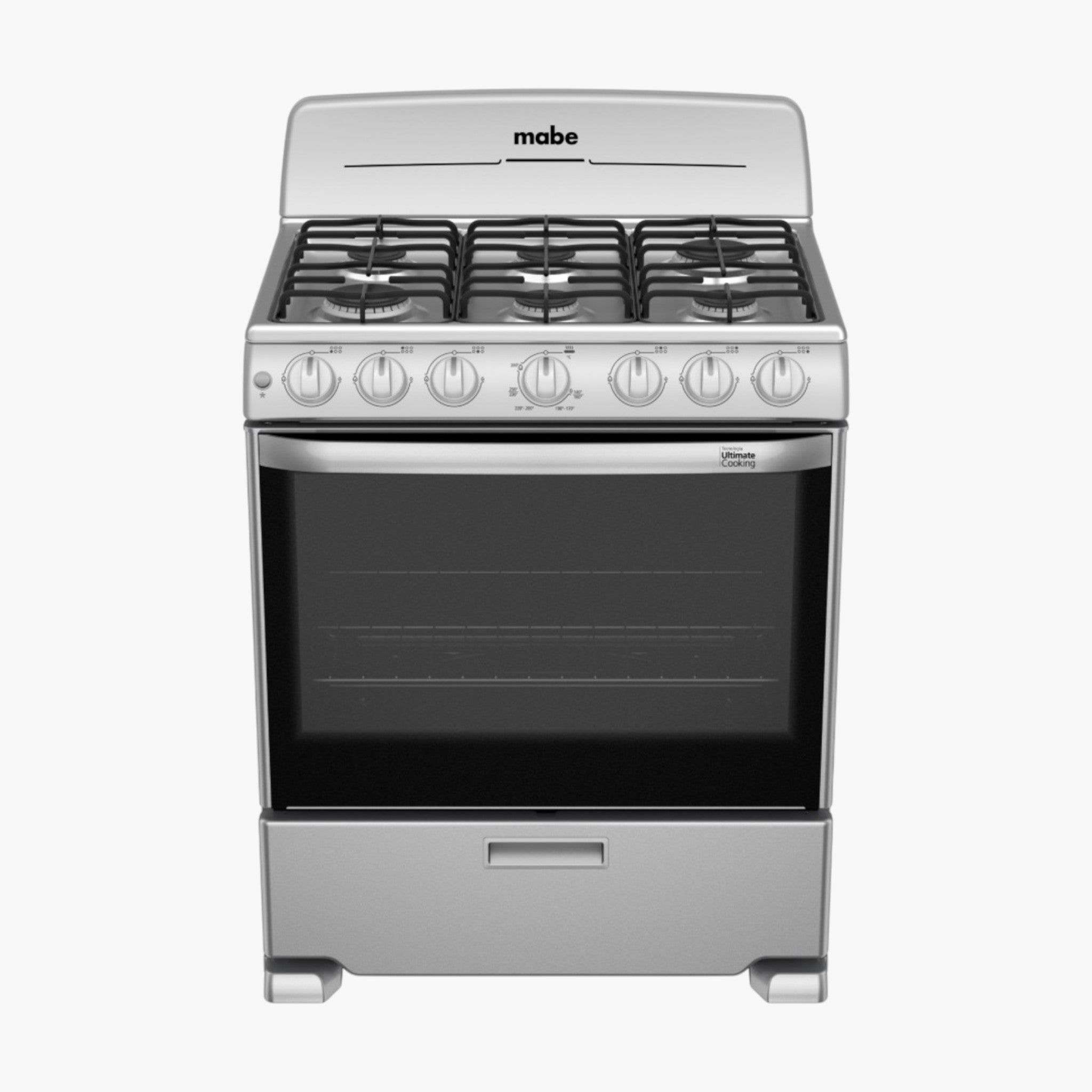 Estufa de Piso 76 cm Plata Mercury Mabe – EM7646BSIS1A