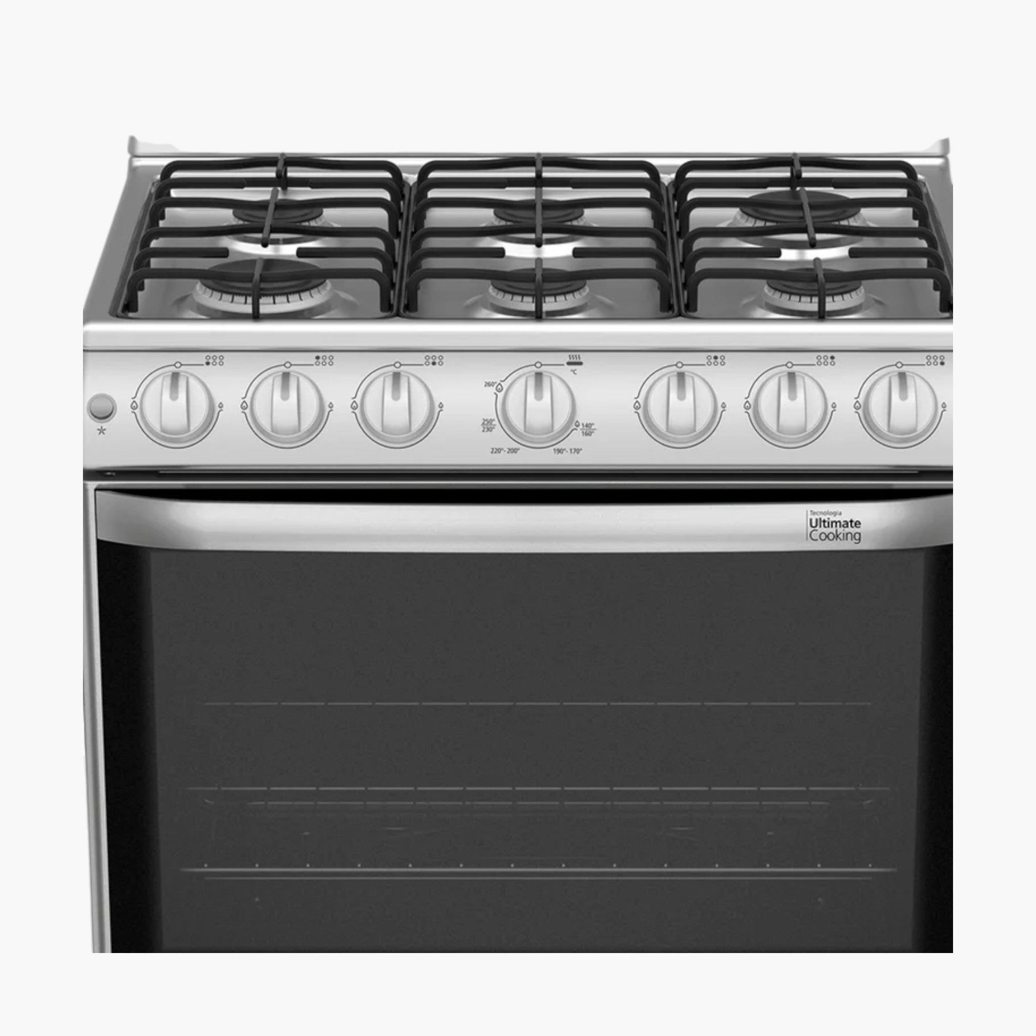 Estufa de Piso 76 cm Plata Mercury Mabe – EM7646BSIS1A