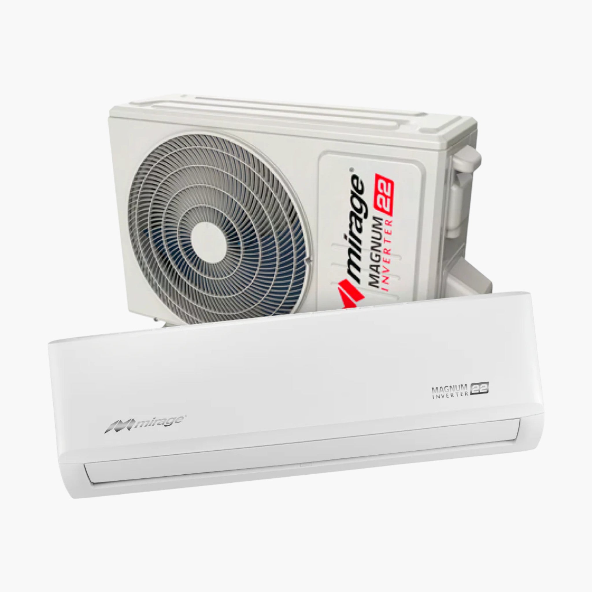 Aire acondicionado Mirage Magnum 22 mini split inverter frío/calor 12000 BTU blanco 115V EMC120V|CMC120V