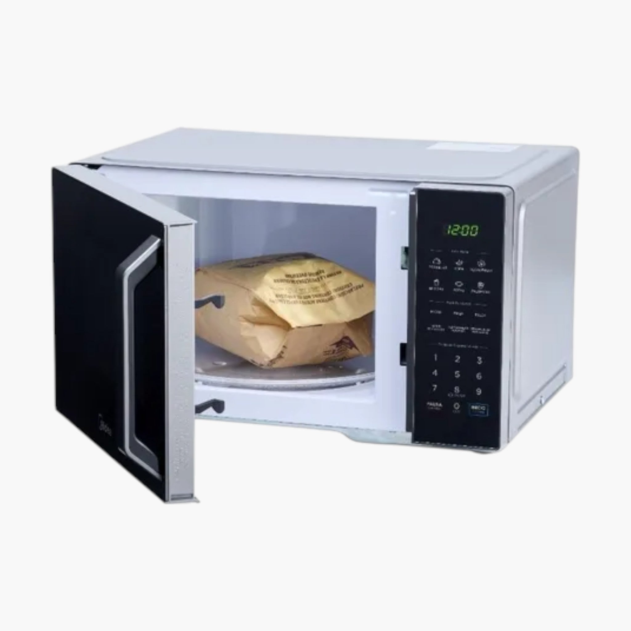 Horno De Microondas Midea Silver 1.1 Pies -MMDX11S2MG