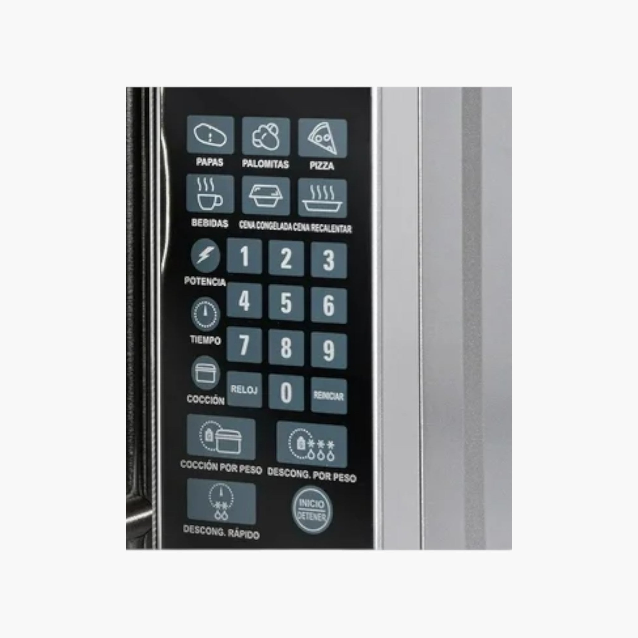 Microondas Mirage plata 0.7 ft³ 120V -MWD020E