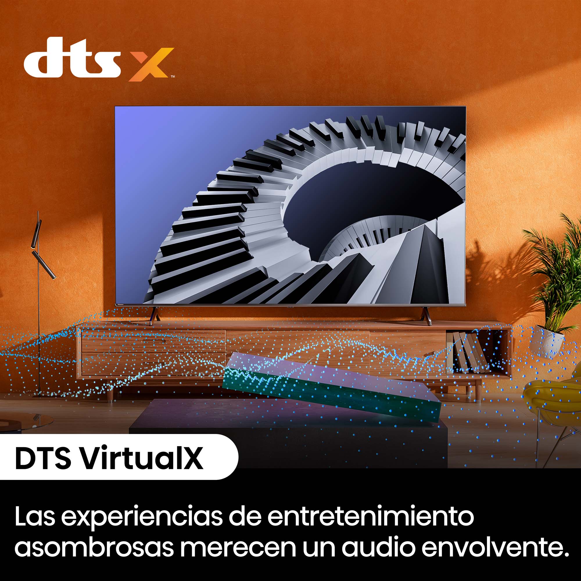 Hisense Pantalla UHD de 50" 50A6N Google TV Works with Alexa
