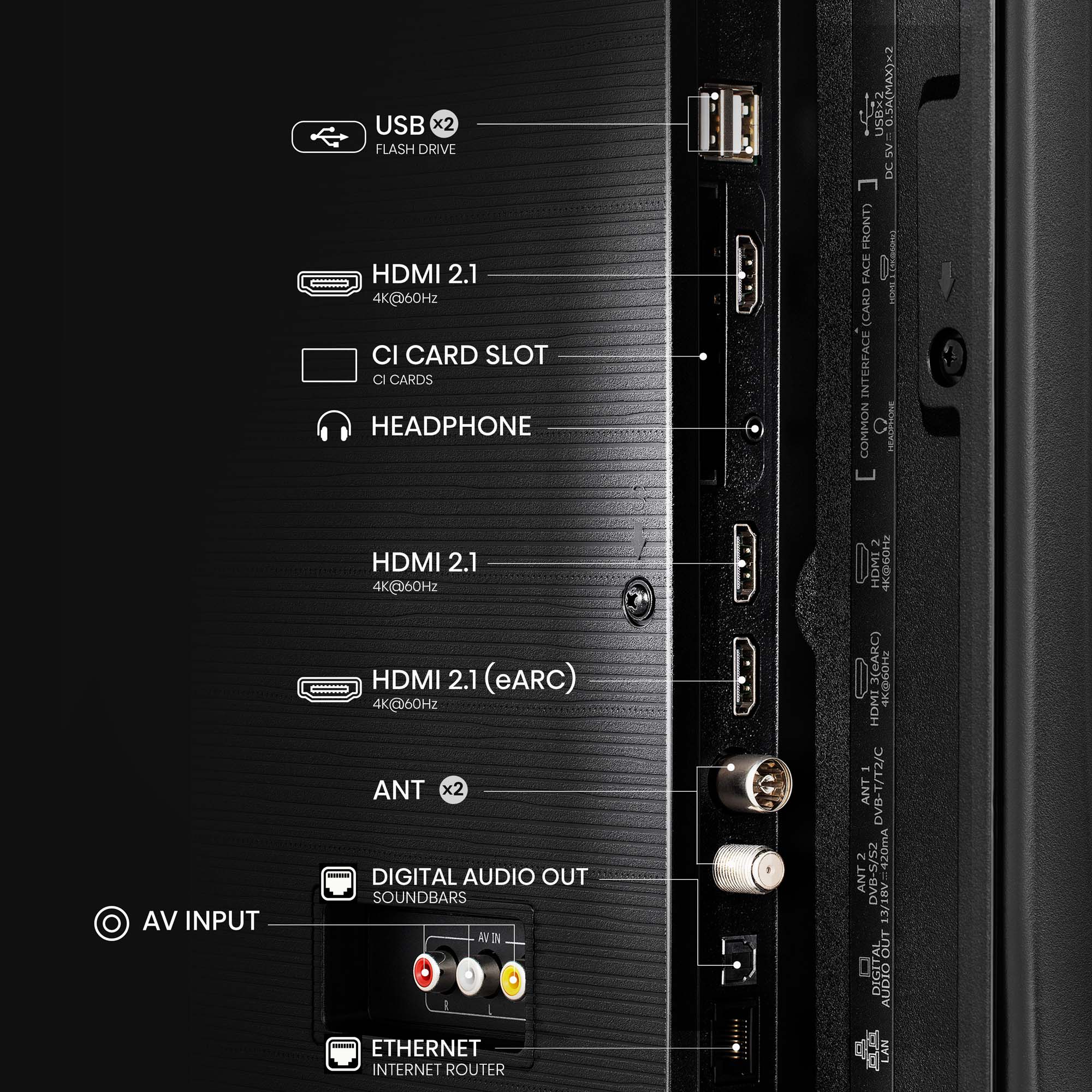 Hisense Pantalla UHD de 50" 50A6N Google TV Works with Alexa