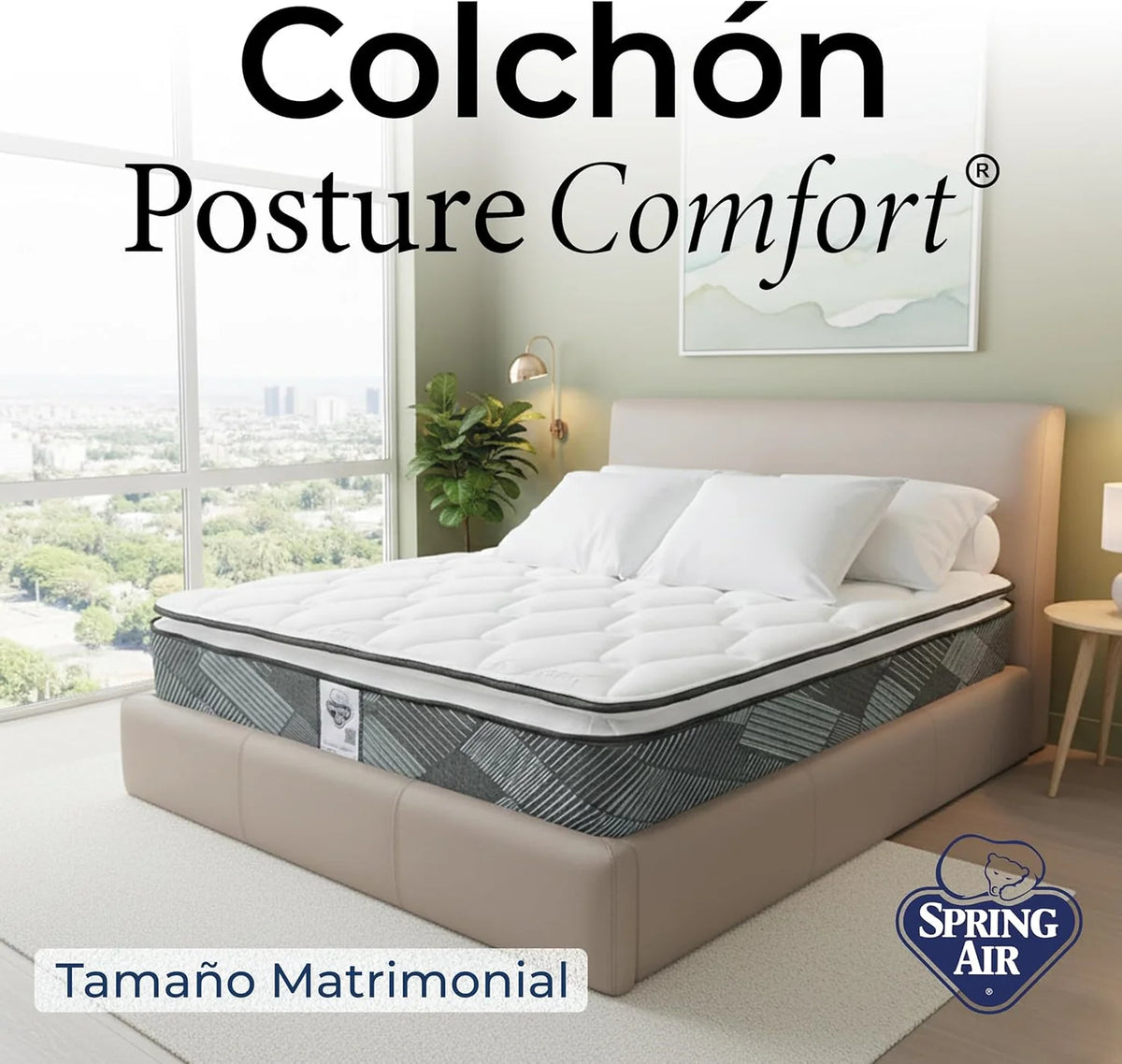 Colchon Spring Air Baggio Matrrimonial