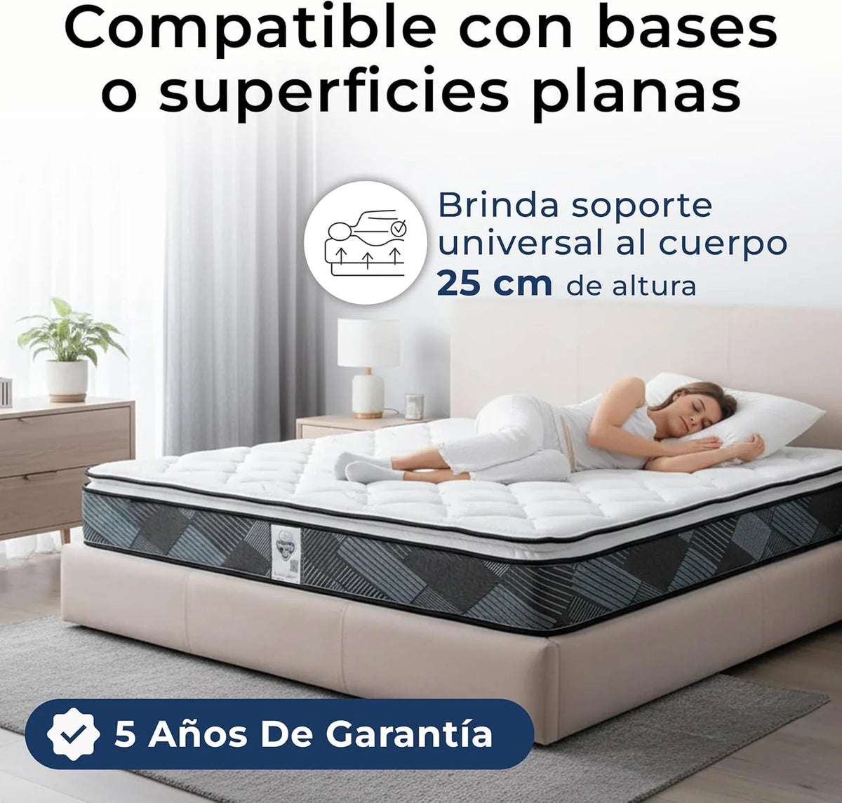 Colchon Spring Air Baggio Matrrimonial
