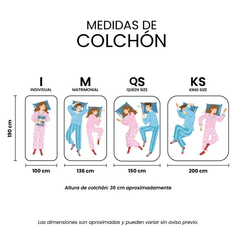 Colchón Queen size Alaska Spring Air