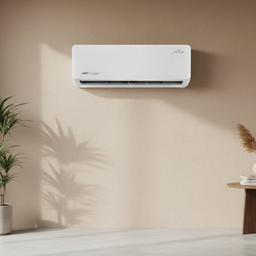 Aire Mini Split Mirage X32 Inverter Frío Calor 1 Ton 110v Blanco