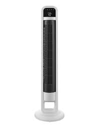 Ventilador de Torre Blanco Digital OmniBreeze con Control Remoto, Cuatro Velocidades y Modos de Brisa