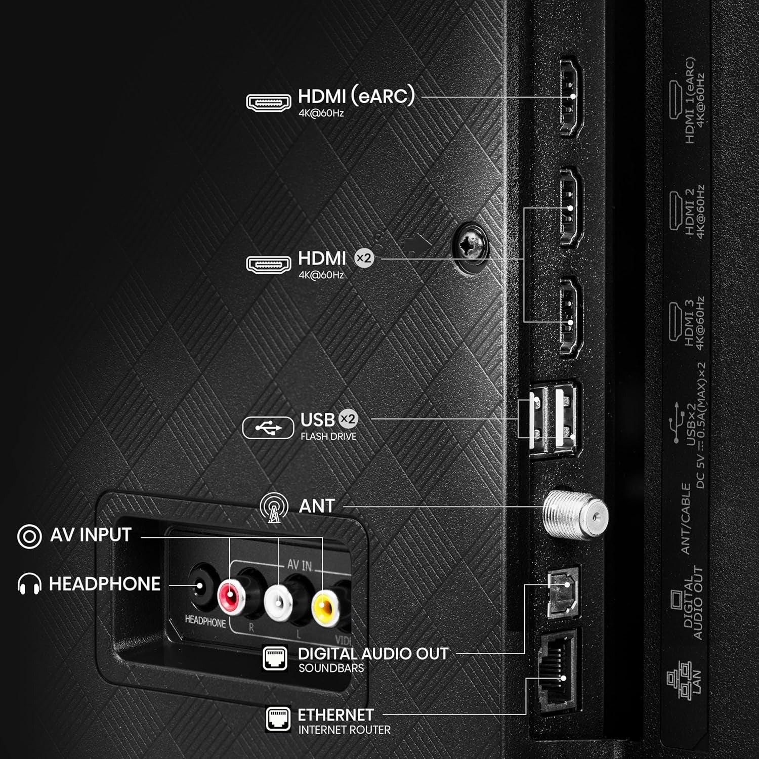 Hisense 50-Inch Class A7 Series 4K UHD Google Smart TV (50A7N) - Game Mode Plus, DTS Virtual: X, HDR 10+, Control Remoto por Voz, Chromecast Incorporado