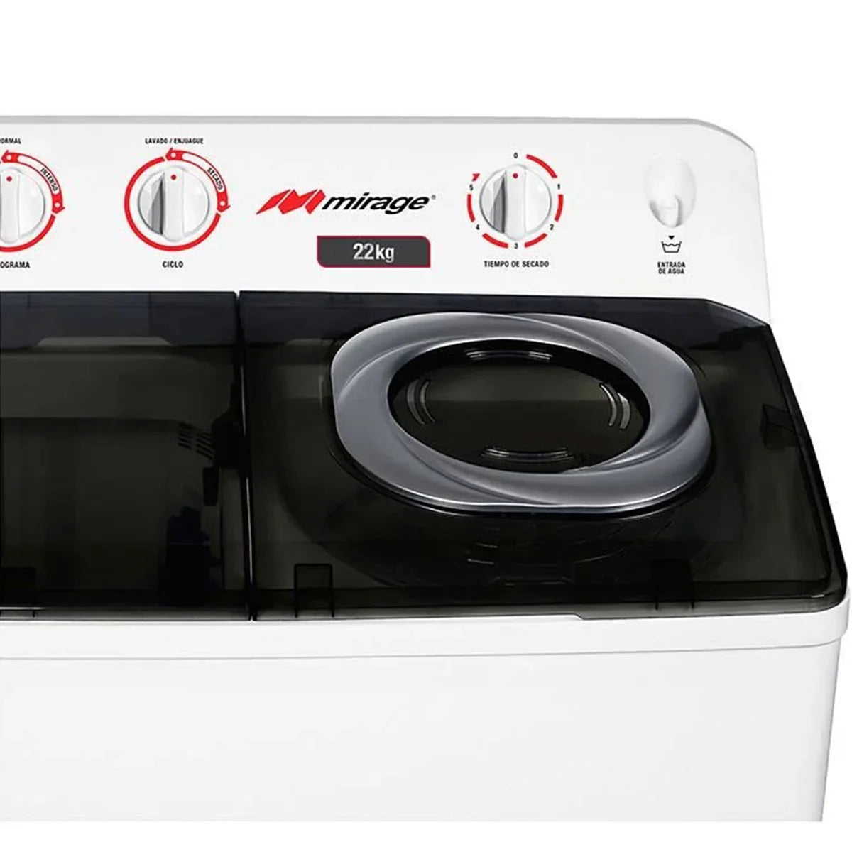 Lavadora Mirage Semi Automatica 22KG Color Blanco