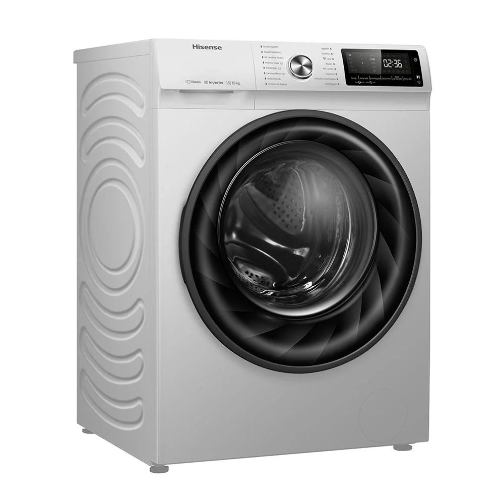Lavasecadora Hisense 15 Kg Gris WDQY1514