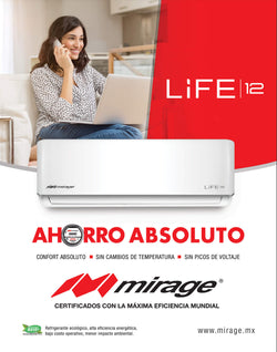 Mirage Life 12+ ELC120T|CLC120T clc120t blanco 127v FRIO-CALOR