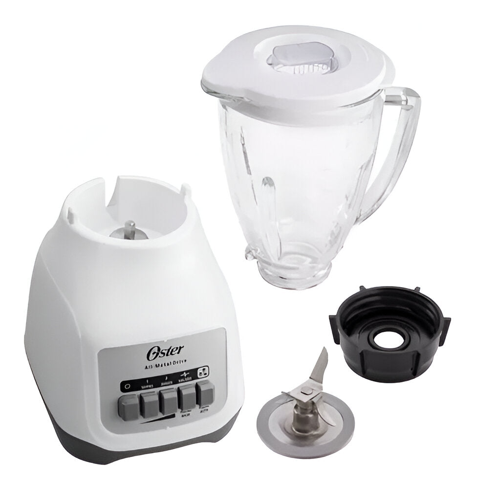 Licuadora Oster Vidrio 1.25 Litros BLANCA
