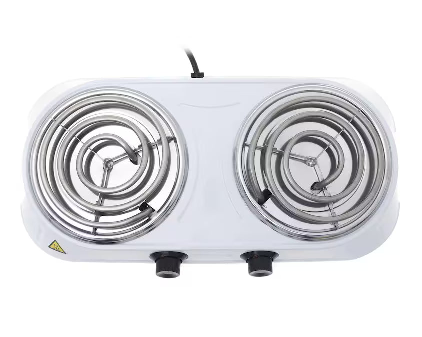 Parrilla Eléctrica Taurus  2 Quemadores Blanca