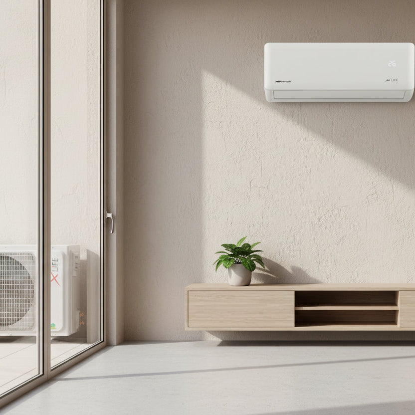 Aire Minisplit Mirage Xlife 1 Tonelada Frio/calor 220v Color Blanco